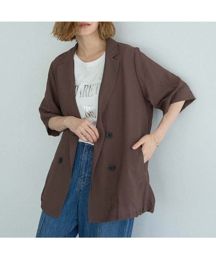 【イェッカ ヴェッカ/YECCA VECCA】のハーフスリーブライトジャケット インテリア・キッズ・メンズ・レディースファッション・服の通販 founy(ファニー) https://founy.com/ ファッション Fashion レディースファッション Fashion for Women アウター Coat / Outerwear Collection レディースジャケット・軽アウター Jackets テーラードジャケット / 通勤・きれいめスタイル Tailored Jackets & Blazers おすすめ Recommended / Our Picks ジャケット Jacket, Outerwear スタイリッシュ Stylish, Fashionable ポケット Pocket, Pocket Detail ヴィンテージ Vintage Style 夏 Summer 春 Spring S/S・春夏 SS, Spring/Summer, Warm Season |ID: prp329100004573384 ipo3291000000032724456