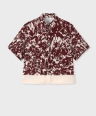 【ポール スミス/Paul Smith】のAvant Garden 半袖ブラウス ダークレッド|ID: prp329100004573386 ipo3291000000032724466
