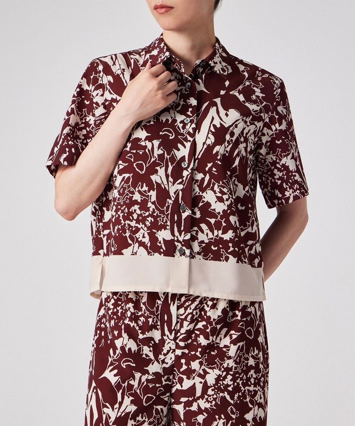 【ポール スミス/Paul Smith】のAvant Garden 半袖ブラウス インテリア・キッズ・メンズ・レディースファッション・服の通販 founy(ファニー) https://founy.com/ ファッション Fashion レディースファッション Fashion for Women トップス・カットソー Cut & Sew Tops シャツ・ブラウス・オフィスカジュアル Elegant Blouses & Button-Ups おすすめ Recommended / Our Picks エレガント 上品 Elegant セットアップ Set-Up, Coordinated Outfit ドレープ Drape, Draping Fabric プリント Print, Printed Pattern モダン Modern, Contemporary リラックス Relax, Relaxed Fit ワイド Wide, Wide Fit ワーク Workwear, Utility Style 半袖 Short Sleeve, Half Sleeve 夏 Summer S/S・春夏 SS, Spring/Summer, Warm Season A/W・秋冬 Autumn/Winter |ID: prp329100004573386 ipo3291000000033658188