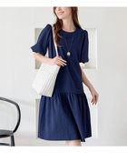 【ティアクラッセ/Tiaclasse】の【洗える】リップルピンタックワンピチュニック ネイビー|ID: prp329100004573410 ipo3291000000033365127