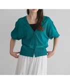 【イェッカ ヴェッカ/YECCA VECCA】のシアーニットVネックカーディガン Green|ID: prp329100004573419 ipo3291000000033293290