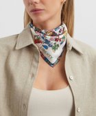 【リバティ/LIBERTY】のリトールド パッチワーク 45x45 シルク スカーフ グリーン|ID: prp329100004573458 ipo3291000000032367886