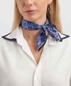 【リバティ/LIBERTY】のアイフィス ストライプ 45x45 シルクスカーフ ブルー|ID: prp329100004573463 ipo3291000000032723484
