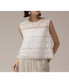 【グレース コンチネンタル/GRACE CONTINENTAL】のキカレースビジュートップ ホワイト|ID: prp329100004573470 ipo3291000000032367949