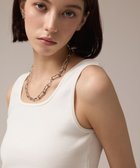【グレース コンチネンタル/GRACE CONTINENTAL】のテレコリブトップ ホワイト|ID: prp329100004573472 ipo3291000000032367962