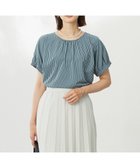 【ジェイ プレス/J.PRESS】の【WEB限定カラーあり・洗える】ストライプジャージー フレンチスリーブ カットソー 【WEB限定カラー】ダークグリーンストライプ系|ID: prp329100004573486 ipo3291000000032368085