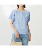 【ジェイ プレス/J.PRESS】の【WEB限定カラーあり・洗える】ストライプジャージー フレンチスリーブ カットソー サックスストライプ系|ID: prp329100004573486 ipo3291000000032368086