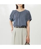 【ジェイ プレス/J.PRESS】の【WEB限定カラーあり・洗える】ストライプジャージー フレンチスリーブ カットソー ネイビーストライプ系|ID: prp329100004573486 ipo3291000000032368089