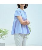 【ジェイ プレス/J.PRESS】の【WEB限定・洗える】ストライプジャージー フレア カットソー 【WEB限定】サックスストライプ系|ID: prp329100004573489 ipo3291000000032447481