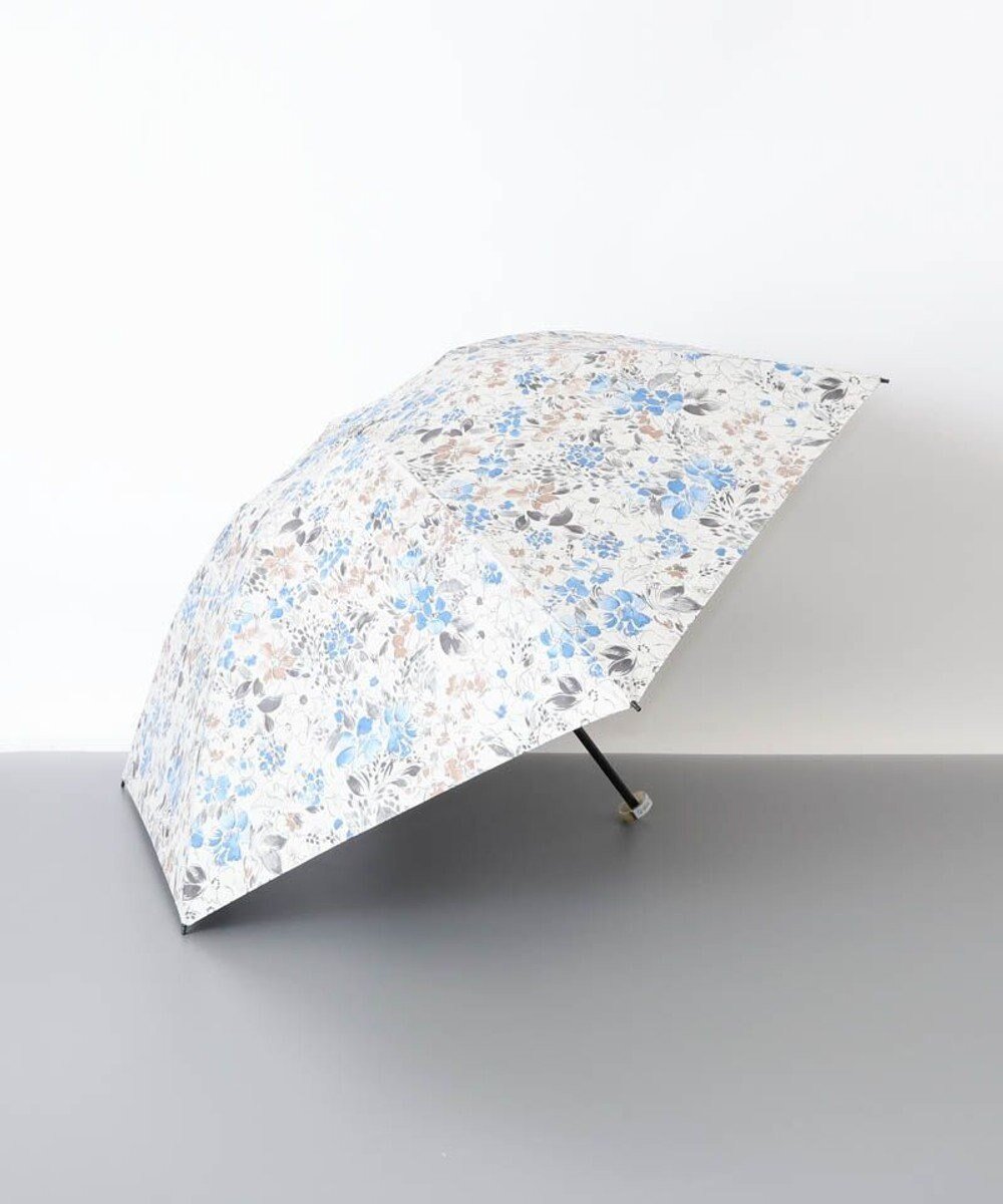 【アウロラ/AURORA】のJILL STUART(ジル スチュアート)ヴィンテージフラワープリント晴雨兼用傘(折りたたみ傘) インテリア・キッズ・メンズ・レディースファッション・服の通販 founy(ファニー) 　ファッション　Fashion　レディースファッション　Ladies' Fashion Online　傘 / レイングッズ　Umbrellas/Rainwear　クール　Cool　傘　Umbrella　サマー　Summer　バンブー　Bamboo　プリント　Print　日傘　Parasol　ミックス　Mix　ブルー|ID: prp329100004573491 ipo3291000000032368126