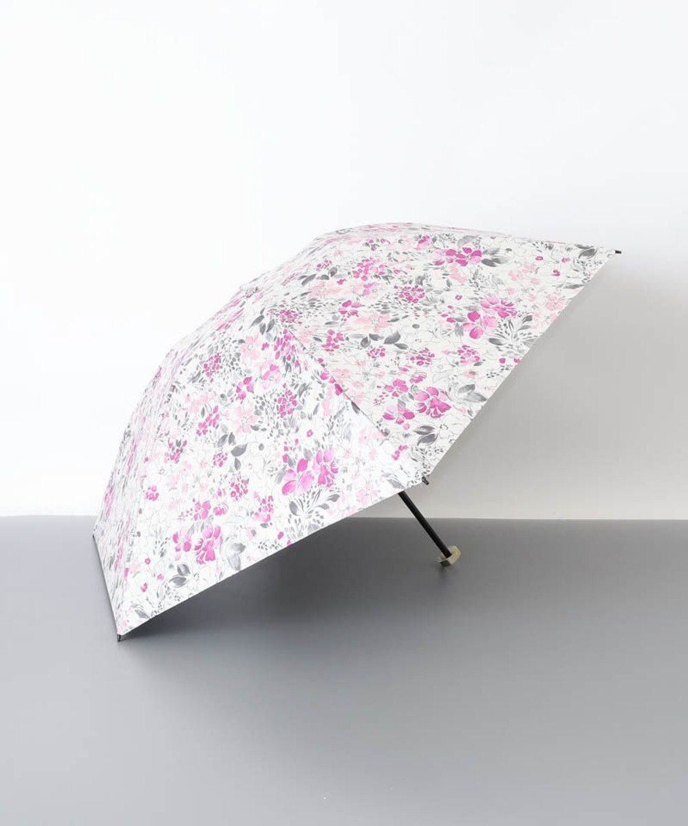 【アウロラ/AURORA】のJILL STUART(ジル スチュアート)ヴィンテージフラワープリント晴雨兼用傘(折りたたみ傘) インテリア・キッズ・メンズ・レディースファッション・服の通販 founy(ファニー) 　ファッション　Fashion　レディースファッション　Ladies' Fashion Online　傘 / レイングッズ　Umbrellas/Rainwear　クール　Cool　傘　Umbrella　サマー　Summer　バンブー　Bamboo　プリント　Print　日傘　Parasol　ミックス　Mix　ピンク|ID: prp329100004573491 ipo3291000000032368131