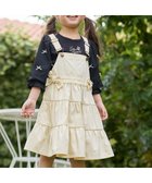 【エニファム/any FAM / KIDS】のティアード デニムジャンパースカート エクリュ|ID: prp329100004573939 ipo3291000000032633336