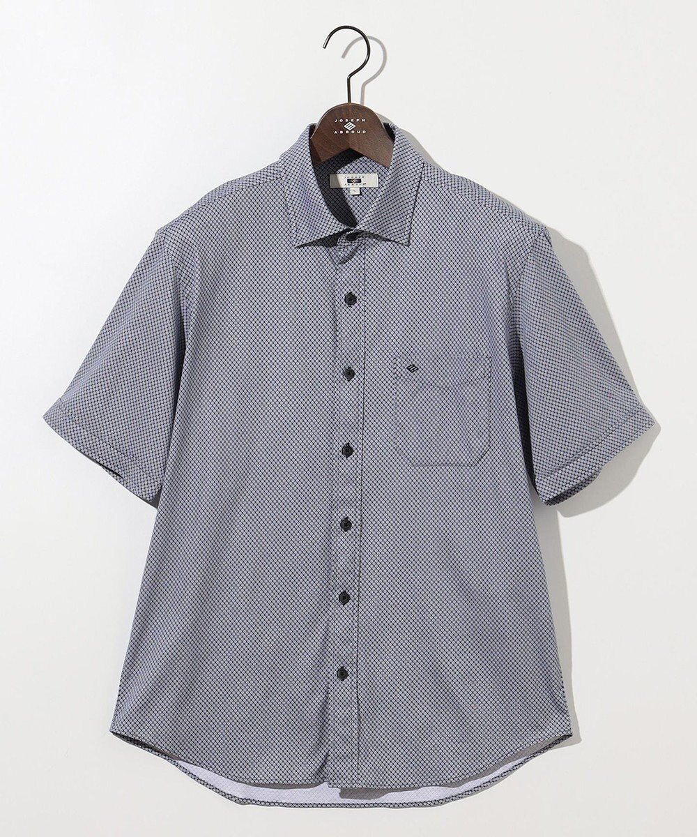 【ジョセフ アブード/JOSEPH ABBOUD / MEN】の【ストレッチ・イージーケア】コンパクトジャージープリントシャツ インテリア・キッズ・メンズ・レディースファッション・服の通販 founy(ファニー) 　ファッション　Fashion　メンズファッション　Fashion for Men　トップス・カットソー　Cut & Sew Tops　メンズシャツ　Shirts　ウォッシュ　Washed Finish　吸水　Absorbent, Quick-Dry　軽量　Lightweight, Ultra Light　シンプル　Simple, Minimal　ジャケット　Jacket, Outerwear　ストレッチ　Stretch, Stretchy Fabric　スマート　Smart, Elegant　スラックス　Slacks, Dress Pants　フィット　Fit, Slim Fit　プリント　Print, Printed Pattern　A/W・秋冬　Autumn/Winter　夏　Summer　エレガント 上品　Elegant　ビジネス 仕事 通勤　Business / Work / Commuting　ネイビー系4|ID: prp329100004573944 ipo3291000000033384170