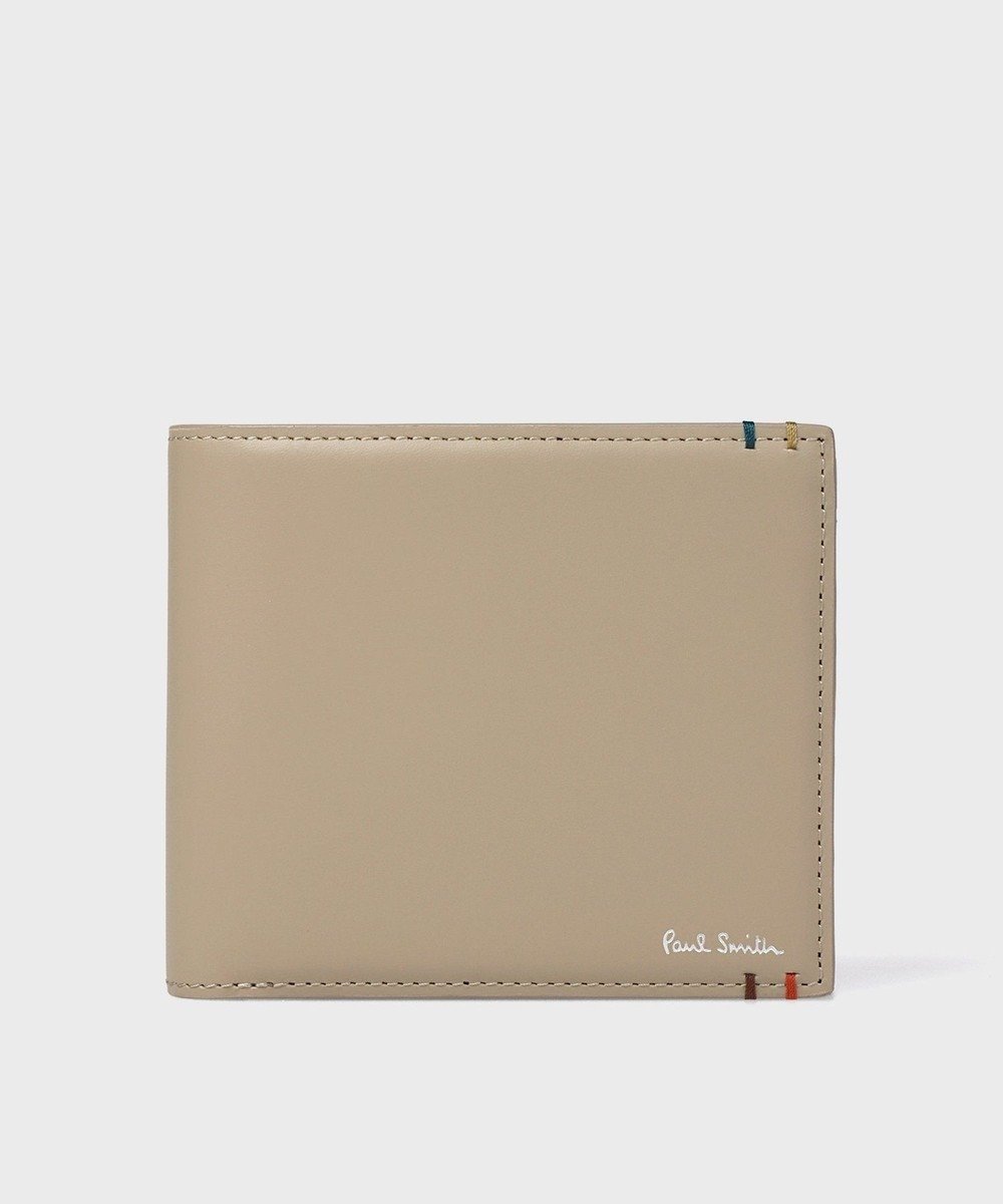 【ポールスミス/Paul Smith / MEN】のハイライトステッチ 2つ折り財布 インテリア・キッズ・メンズ・レディースファッション・服の通販 founy(ファニー) 　ファッション　Fashion　メンズファッション　Men's Style Online　ハンド　Hand　フロント　Front　メンズ　Mens　財布　Wallet　ベージュ|ID: prp329100004573953 ipo3291000000032574611