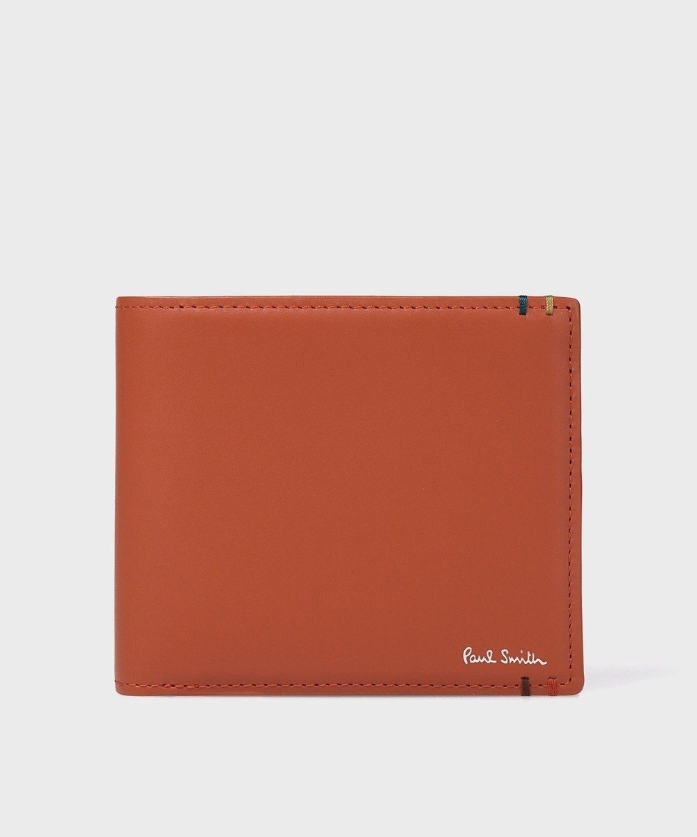 【ポールスミス/Paul Smith / MEN】のハイライトステッチ 2つ折り財布 インテリア・キッズ・メンズ・レディースファッション・服の通販 founy(ファニー) 　ファッション　Fashion　メンズファッション　Men's Style Online　ハンド　Hand　フロント　Front　メンズ　Mens　財布　Wallet　レッド|ID: prp329100004573953 ipo3291000000032574612