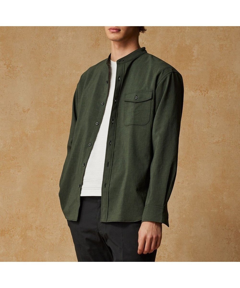 【ジョセフ アブード/JOSEPH ABBOUD / MEN】の【洗える・軽量/清涼/ストレッチ】ハイツイストドライストレッチ シャツ インテリア・キッズ・メンズ・レディースファッション・服の通販 founy(ファニー) 　ファッション　Fashion　メンズファッション　Men's Style Online　トップス・カットソー　Tops/Tshirt/Men　シャツ　Shirts　春　Spring　洗える　Washable　カーゴパンツ　Cargo Pants　カーディガン　Cardigan　吸水　Water Absorption　軽量　Lightweight　サマー　Summer　ショート　Short　シンプル　Simple　ストレッチ　Stretch　スマート　Smart　スラックス　Slacks　デニム　Denim　フィット　Fit　羽織　Haori　リラックス　Relax　S/S・春夏　Ss・Spring/Summer　夏　Summer　ビジネス 仕事 通勤　Business　オリーブ系|ID: prp329100004573954 ipo3291000000032377678