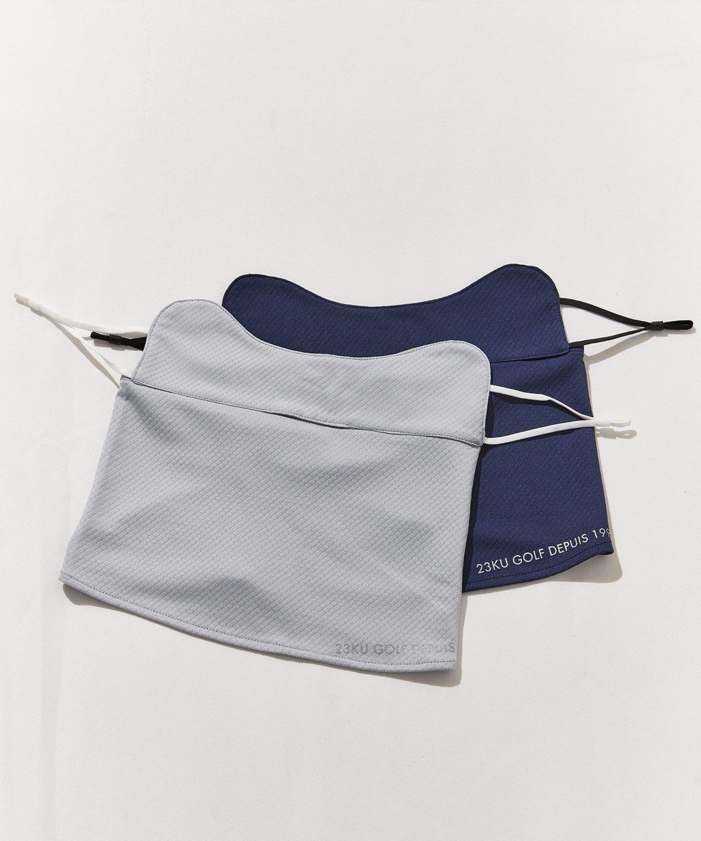 【23区 ゴルフ/NIJYUSANKU GOLF】の遮熱/UV/気化熱冷却【UNISEX】クール フェイスカバー インテリア・キッズ・メンズ・レディースファッション・服の通販 founy(ファニー) 　ファッション　Fashion　レディースファッション　Ladies' Fashion Online　スポーツウェア　Sportswear　スポーツグッズ　Sporting Goods　ユニセックス　Unisex　おすすめ　Recommend　アウトドア　Outdoor　クール　Cool　コンパクト　Compact　ゴルフ　Golf　スポーツ　Sports　フェイス　Face　プリント　Print　ラウンド　Round　ランニング　Running　夏　Summer　軽量　Lightweight　ライトグレー系|ID: prp329100004573955 ipo3291000000032377680