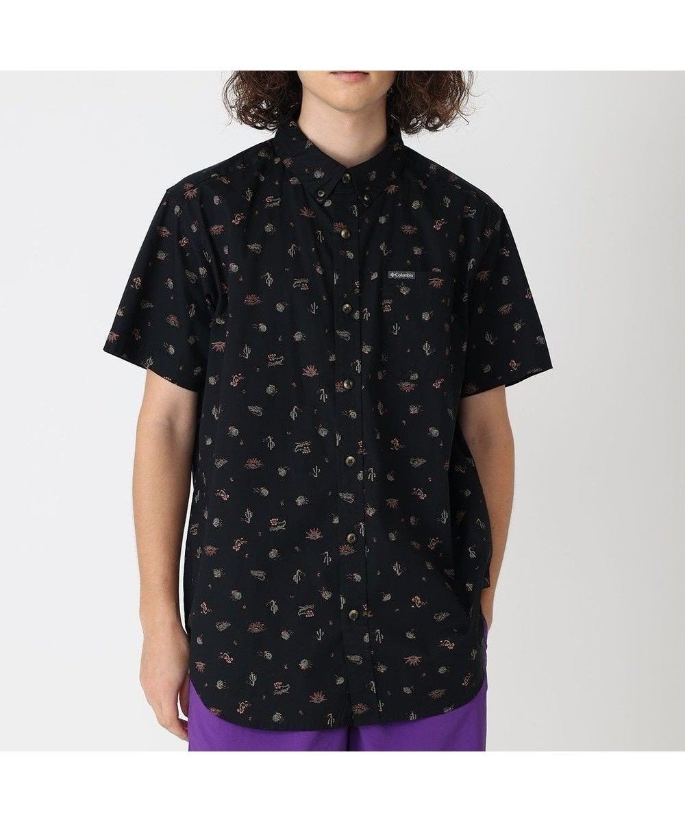 【コロンビア/Columbia / MEN】のColumbia/ ラピッドリバーズプリントショートスリーブシャツ /コロンビア インテリア・キッズ・メンズ・レディースファッション・服の通販 founy(ファニー) 　ファッション　Fashion　メンズファッション　Men's Style Online　トップス・カットソー　Tops/Tshirt/Men　シャツ　Shirts　おすすめ　Recommend　アウトドア　Outdoor　ストレッチ　Stretch　フィット　Fit　プリント　Print　半袖　Short Sleeve　夏　Summer　S/S・春夏　Ss・Spring/Summer　A/W・秋冬　Aw・Autumn/Winter・Fw・Fall-Winter　Black Deserted|ID: prp329100004573960 ipo3291000000032452737