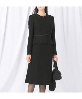 【自由区 FORMAL/JIYU-KU FORMAL】の【オールシーズン対応】バーズアイ ジャケット+ワンピース 人気、トレンドファッション・服の通販 founy(ファニー) ファッション Fashion レディースファッション Fashion for Women アウター Coat / Outerwear Collection レディースジャケット・軽アウター Jackets スーツ Business Suits & Workwear スーツジャケット・オフィスブレザー Suit Jackets / Blazers スーツセット・2点セット・レディーススーツ Suit Sets / 2-Piece Suits / Office Suit Sets アンサンブル Ensemble Set エレガント 上品 Elegant サテン Satin, Glossy Fabric シフォン Chiffon, Lightweight Fabric シンプル Simple, Minimal ジャケット Jacket, Outerwear スーツ Suit, Formalwear セットアップ Set-Up, Coordinated Outfit リボン Ribbon, Bow 夏 Summer S/S・春夏 SS, Spring/Summer, Warm Season A/W・秋冬 Autumn/Winter |ID:prp329100004573964
