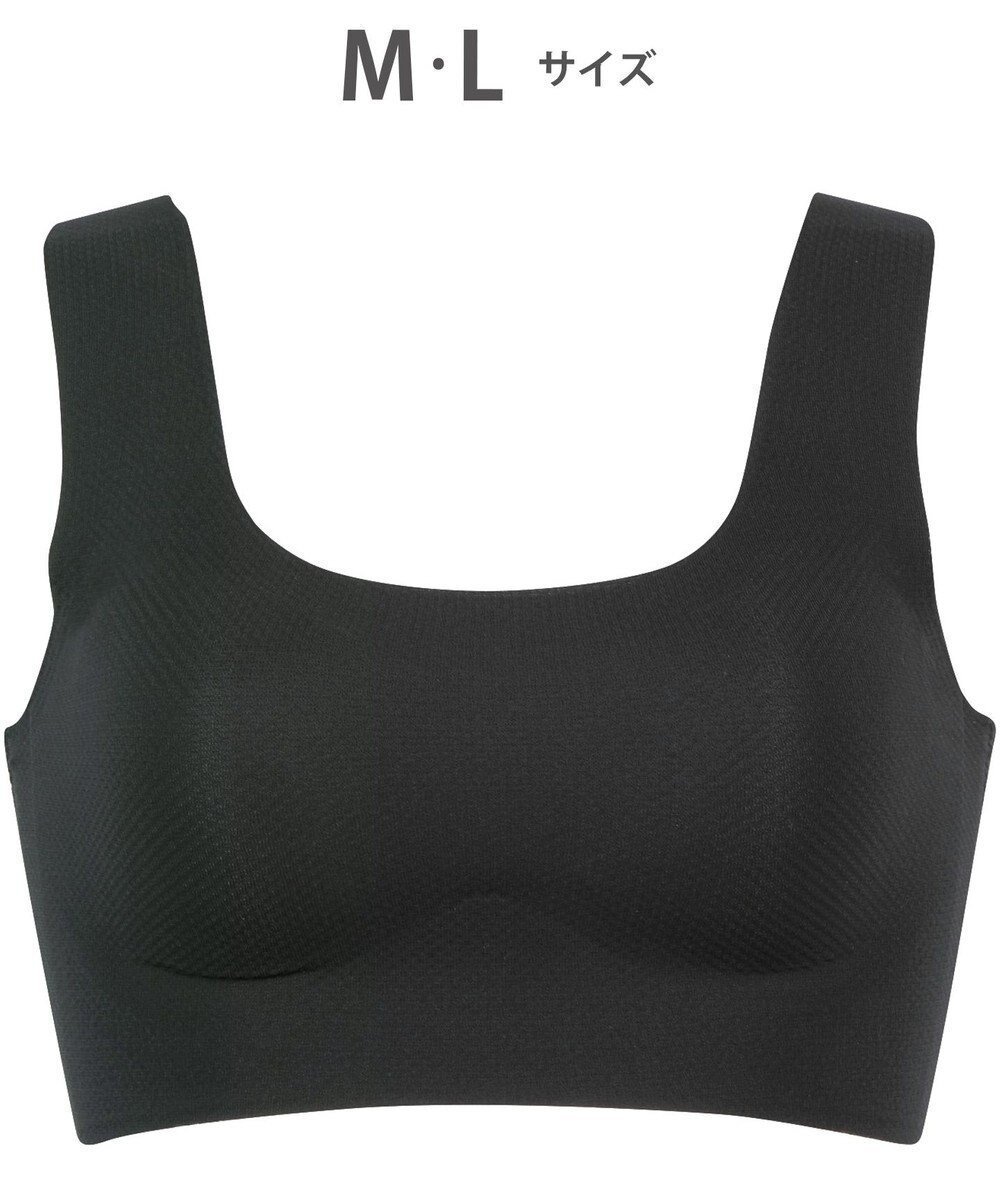 【ワコール/WACOAL】の【GOCOCi ゴコチ】 ノンワイヤーブラ ベタつきにくく乾きやすい 通気性がよい 立体的なバストシルエット ブラトップ ハーフトップ レディース CGG571 /ワコール インテリア・キッズ・メンズ・レディースファッション・服の通販 founy(ファニー) 　ファッション　Fashion　レディースファッション　Fashion for Women　アンダー　Underwear Essentials　インナー　Innerwear　スタイリッシュ　Stylish, Fashionable　ハーフ　Half, Half-Length　フィット　Fit, Slim Fit　ブラジャー　Bra, Lingerie　プリント　Print, Printed Pattern　ベーシック　Basic, Essential　ラウンド　Round, Round Neck　ワイヤー　Wire, Wired Bra　おすすめ　Recommended / Our Picks　ブラック|ID: prp329100004573977 ipo3291000000036279400