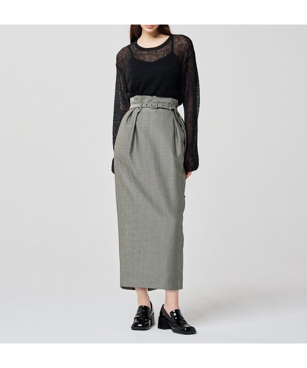 【アンクレイヴ/uncrave】のヘリンボーンスーツ スカート(uncrave WHITE) インテリア・キッズ・メンズ・レディースファッション・服の通販 founy(ファニー) 　ファッション　Fashion　レディースファッション　WOMEN　スカート　Skirt　スーツ　Suits　スーツ スカート　Skirt　シンプル　Simple　ジャケット　Jacket　バランス　Balance　ビスチェ　Bustier　ヘリンボーン　Herringbone　ボックス　Box　モダン　Modern　ワイド　Wide　A/W・秋冬　Aw・Autumn/Winter・Fw・Fall-Winter　おすすめ　Recommend　へリンボーンブラック|ID: prp329100004573983 ipo3291000000032378178