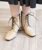 【ポインター/Pointer】の【本革/脱ぎ履きしやすい】レースアップショートブーツ ベージュ|ID: prp329100004573990 ipo3291000000033488193