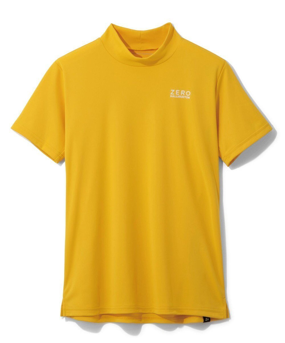 【ゼロハリバートン/ZERO HALLIBURTON】の【防透け】モックネックTシャツ 82834 W4S3 レディースゴルフ インテリア・キッズ・メンズ・レディースファッション・服の通販 founy(ファニー) 　ファッション　Fashion　レディースファッション　Fashion for Women　トップス・カットソー　Cut & Sew Tops　シャツ・ブラウス・オフィスカジュアル　Elegant Blouses & Button-Ups　ロングTシャツ・Tシャツ　Longline T-Shirts & Tees　カットソー・ベーシックTシャツ　Cut-and-Sewn Tops / Stretch Tees & Basics　インナー　Innerwear　カットソー　Cut and Sewn Top　ゴルフ　Golf　シンプル　Simple, Minimal　モックネック　Mock Neck, Short Turtleneck　ヨガ　Yoga, Yoga Wear　ラウンド　Round, Round Neck　ワンポイント　One Point, Statement Accent　再入荷　Restock / Back in Stock　夏　Summer　春　Spring　S/S・春夏　SS, Spring/Summer, Warm Season　イエロー|ID: prp329100004573998 ipo3291000000032772305