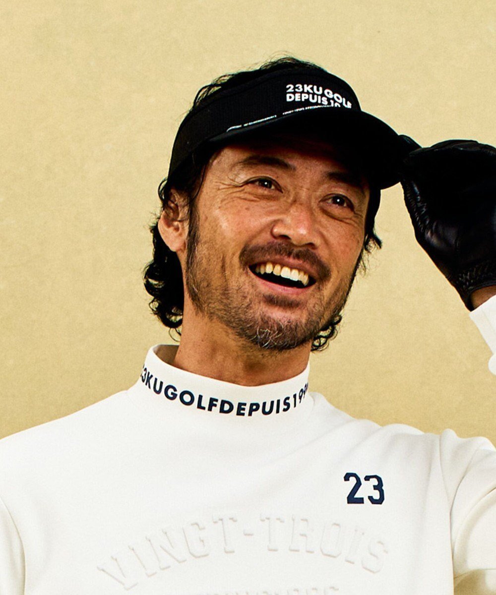 【23区 ゴルフ/NIJYUSANKU GOLF】の【UNISEX】JUST-FITバイザー インテリア・キッズ・メンズ・レディースファッション・服の通販 founy(ファニー) 　ファッション　Fashion　レディースファッション　Fashion for Women　キャップ&ハット　Hats & Caps　ユニセックス　Unisex, Genderless　アイレット　Eyelet Lace　キャップ　Cap, Baseball Cap　フィット　Fit, Slim Fit　メッシュ　Mesh, Net Fabric　人気　Popular, Best Seller　定番　Standard, Basic Item　帽子　Hat, Headwear　ブラック系|ID: prp329100004574002 ipo3291000000033591672