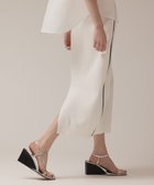 【グレース コンチネンタル/GRACE CONTINENTAL】のカノコニットスカート ホワイト|ID: prp329100004574070 ipo3291000000032723724