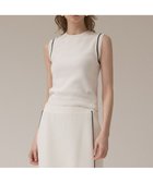 【グレース コンチネンタル/GRACE CONTINENTAL】のカノコニットトップ ホワイト|ID: prp329100004574071 ipo3291000000032723733