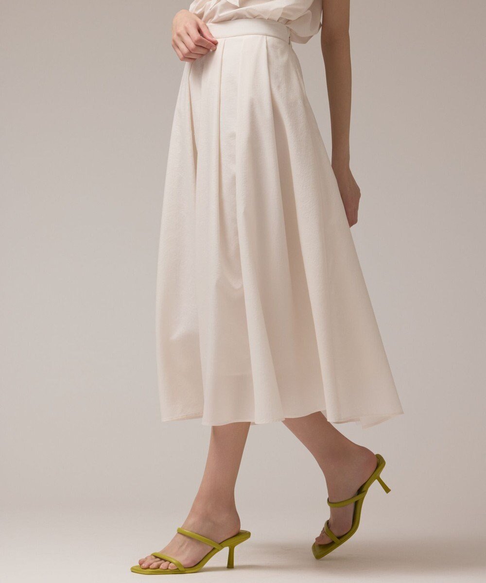 【グレース コンチネンタル/GRACE CONTINENTAL】のフレアタックスカート インテリア・キッズ・メンズ・レディースファッション・服の通販 founy(ファニー) 　ファッション　Fashion　レディースファッション　Fashion for Women　スカート　Skirts　イレギュラー　Irregular Design　春　Spring　セットアップ　Set-Up, Coordinated Outfit　フリル　Frill, Ruffle　フレア　Flare, Flared　S/S・春夏　SS, Spring/Summer, Warm Season　再入荷　Restock / Back in Stock　夏　Summer　エレガント 上品　Elegant　キナリ|ID: prp329100004574075 ipo3291000000032723743