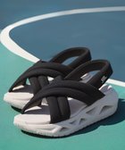 【スティーブマデン/STEVE MADDEN】のHURDLE 2 クロスクッションスポーツサンダル ブラックホワイト|ID: prp329100004574094 ipo3291000000033712124