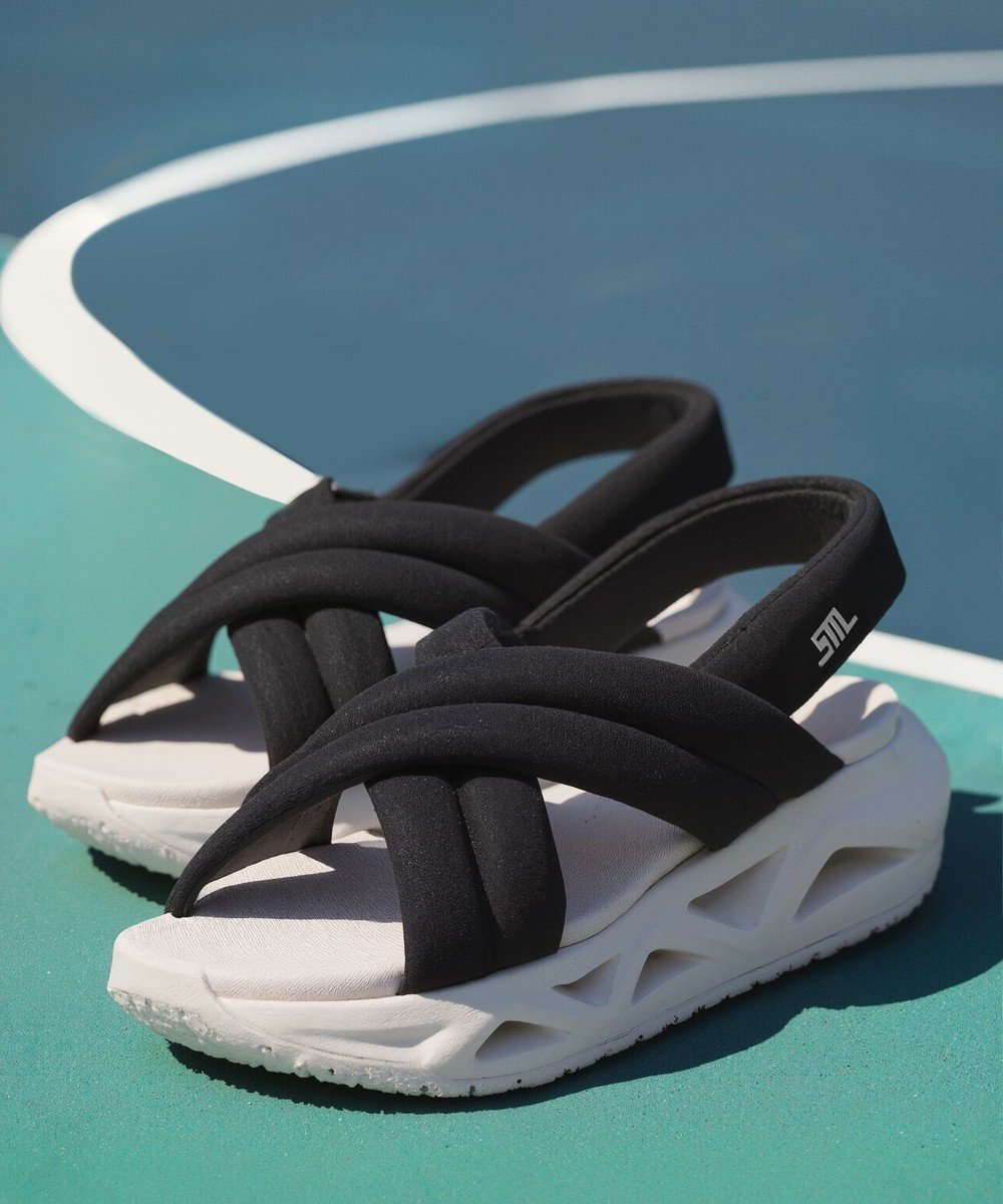 【スティーブマデン/STEVE MADDEN】のHURDLE 2 クロスクッションスポーツサンダル インテリア・キッズ・メンズ・レディースファッション・服の通販 founy(ファニー) 　ファッション　Fashion　レディースファッション　Fashion for Women　スポーツウェア　Functional & Stylish Sportswear　サンダル&ミュール　Sandals & Mules　厚底　Platform Shoes　サンダル　Sandals, Summer Shoes　シューズ　Shoes, Footwear　フォルム　Silhouette, Form　フロント　Front, Front Design　A/W・秋冬　Autumn/Winter　S/S・春夏　SS, Spring/Summer, Warm Season　夏　Summer　ブラックホワイト|ID: prp329100004574094 ipo3291000000033712124