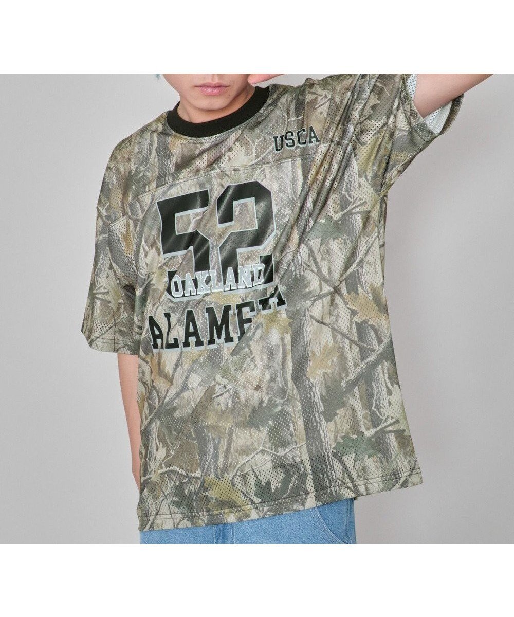 【ウィゴー/WEGO】の【ユニセックス着用ITEM/MLサイズ展開】メッシュナンバリンググラフィックT(SS) インテリア・キッズ・メンズ・レディースファッション・服の通販 founy(ファニー) 　ファッション　Fashion　レディースファッション　Fashion for Women　トップス・カットソー　Cut & Sew Tops　シャツ・ブラウス・オフィスカジュアル　Elegant Blouses & Button-Ups　ロングTシャツ・Tシャツ　Longline T-Shirts & Tees　カットソー・ベーシックTシャツ　Cut-and-Sewn Tops / Stretch Tees & Basics　春　Spring　秋　Autumn　カットソー　Cut and Sewn Top　スマホ　Smartphone, Mobile Device　ダメージ　Distressed, Destroyed　トレンド　Trend, Trending Now　ビッグ　Big, Oversized　プリーツ　Pleats, Pleated　半袖　Short Sleeve, Half Sleeve　メッシュ　Mesh, Net Fabric　S/S・春夏　SS, Spring/Summer, Warm Season　おすすめ　Recommended / Our Picks　夏　Summer　柄1|ID: prp329100004574102 ipo3291000000033079248