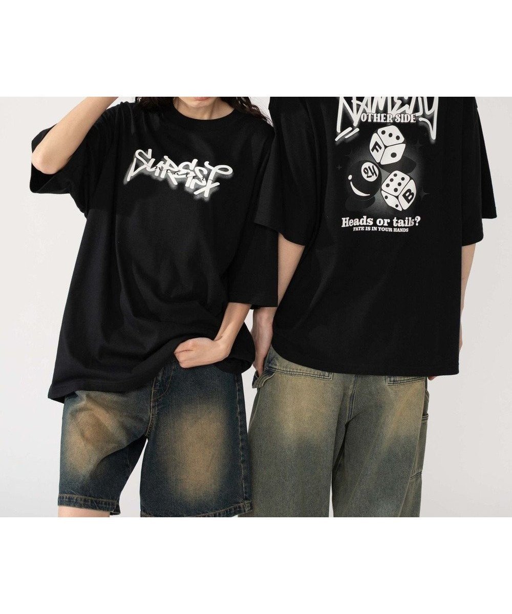 【ウィゴー/WEGO】の【ユニセックス着用ITEM/SMLXLサイズ展開】アソートグラフィックT(SS)-2 インテリア・キッズ・メンズ・レディースファッション・服の通販 founy(ファニー) 　ファッション　Fashion　レディースファッション　Fashion for Women　トップス・カットソー　Cut & Sew Tops　シャツ・ブラウス・オフィスカジュアル　Elegant Blouses & Button-Ups　ロングTシャツ・Tシャツ　Longline T-Shirts & Tees　カットソー・ベーシックTシャツ　Cut-and-Sewn Tops / Stretch Tees & Basics　春　Spring　秋　Autumn　カットソー　Cut and Sewn Top　カーゴパンツ　Cargo Pants, Utility Pants　グラフィック　Graphic, Graphic Design　スマホ　Smartphone, Mobile Device　スラックス　Slacks, Dress Pants　デニム　Denim, Jeans Material　定番　Standard, Basic Item　プリント　Print, Printed Pattern　半袖　Short Sleeve, Half Sleeve　ワンポイント　One Point, Statement Accent　S/S・春夏　SS, Spring/Summer, Warm Season　おすすめ　Recommended / Our Picks　夏　Summer　柄44|ID: prp329100004574109 ipo3291000000033343970