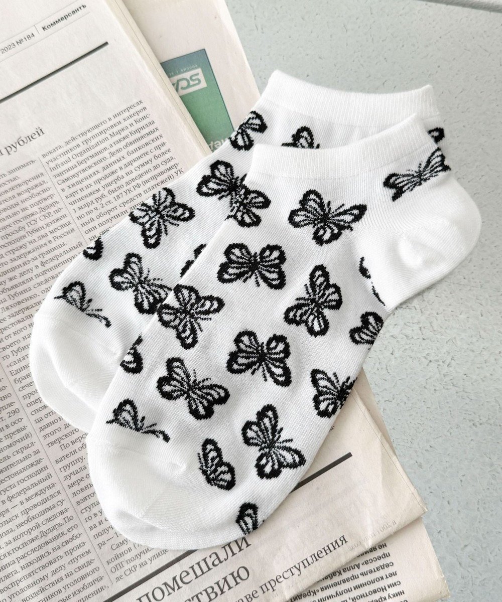 【ウィゴー/WEGO】の総柄バタフライショートソックス インテリア・キッズ・メンズ・レディースファッション・服の通販 founy(ファニー) ファッション Fashion レディースファッション Fashion for Women ソックス&靴下 Socks & Hosiery レッグウェア・ストッキング Legwear & Hosiery くるぶし Ankle-Length スマホ Smartphone, Mobile Device ソックス Socks, Hosiery バタフライ Butterfly, Butterfly Motif ホワイト|ID: prp329100004574130 ipo3291000000033657362