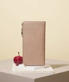 【トプカピ/TOPKAPI】の【TOPKAPI】イタリアンレザー リザード型押し Lファスナー長財布マチ付き LUCIA ルチア グレージュ|ID: prp329100004574859 ipo3291000000032633486