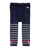 【ミキハウスホットビスケッツ/MIKI HOUSE HOT BISCUITS / KIDS】の【80-120cm】 ボーダー柄 レギンス 紺|ID: prp329100004574872 ipo3291000000033652677