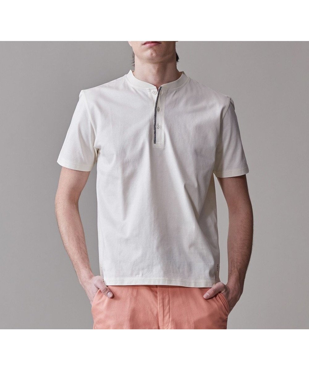 【ジェイ プレス/J.PRESS / MEN】のシルケット天竺ヘンリーネック Tシャツ 人気、トレンドファッション・服の通販 founy(ファニー) 　ファッション　Fashion　メンズファッション　Fashion for Men　トップス・カットソー　Cut & Sew Tops　メンズシャツ　Shirts　春　Spring　カットソー　Cut and Sewn Top　シルク　Silk, 100% Silk　シルケット　Silket, Silky Cotton　ジャケット　Jacket, Outerwear　フィット　Fit, Slim Fit　フロント　Front, Front Design　レギュラー　Regular, Standard Fit　ワンポイント　One Point, Statement Accent　S/S・春夏　SS, Spring/Summer, Warm Season　おすすめ　Recommended / Our Picks　夏　Summer　 other-1|ID: prp329100004574880 ipo3291000000033356714