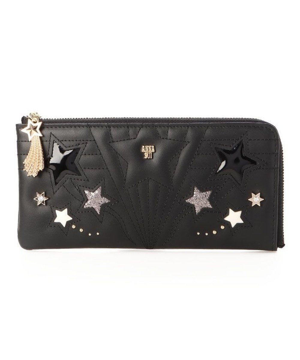 【アナスイ/ANNA SUI】のルシィ 薄マチ長財布 人気、トレンドファッション・服の通販 founy(ファニー) 　ファッション　Fashion　レディースファッション　Ladies' Fashion Online　財布　Wallets　スタッズ　Studs　パッチワーク　Patchwork　モチーフ　Motif　人気　Popularity　財布　Wallet　 other-1|ID: prp329100004574902 ipo3291000000032675794