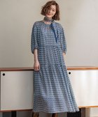 【23区/NIJYUSANKU】の【洗える】Ratti コラージュプリント ワンピース ブループリント|ID: prp329100004574903 ipo3291000000032388285
