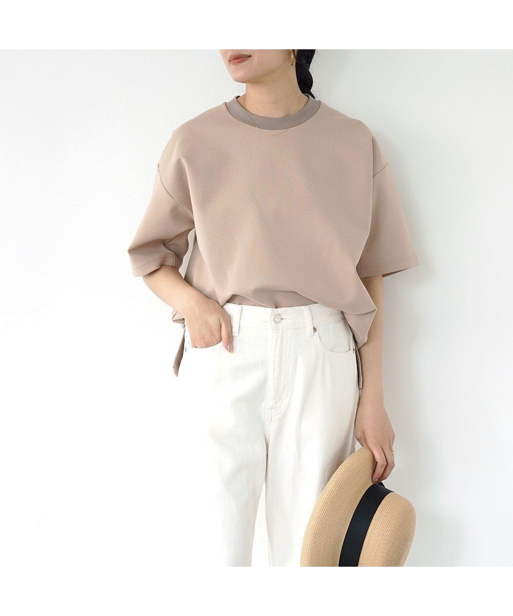 【ホワイトメイルズ/WHITE MAILS】の【UNISEX】PAPER DOUBLE JERSEY OVERSIZED T-シャツ インテリア・キッズ・メンズ・レディースファッション・服の通販 founy(ファニー) 　ファッション　Fashion　レディースファッション　WOMEN　トップス・カットソー　Tops/Tshirt　シャツ/ブラウス　Shirts/Blouses　ロング / Tシャツ　T-Shirts　カットソー　Cut and Sewn　カットソー　Cut And Sew　吸水　Water Absorption　抗菌　Antibacterial　軽量　Lightweight　シンプル　Simple　ジャージー　Jersey　ユニセックス　Unisex　冬　Winter　A/W・秋冬　Aw・Autumn/Winter・Fw・Fall-Winter　S/S・春夏　Ss・Spring/Summer　おすすめ　Recommend　夏　Summer　ベージュ|ID: prp329100004574913 ipo3291000000032388585