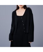 【アンクレイヴ/uncrave】の【手洗い可】ウール ナイロン 2WAY ニット(uncrave STANDARD) 人気、トレンドファッション・服の通販 founy(ファニー) ファッション Fashion レディースファッション Fashion for Women トップス・カットソー Cut & Sew Tops ニット Knit Tops & Sweaters スタイリッシュ Stylish, Fashionable セーター Sweater, Knitwear ペプラム Peplum, Flared Hem A/W・秋冬 Autumn/Winter thumbnail ブラック|ID: prp329100004574929 ipo3291000000033542403