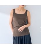 【イェッカ ヴェッカ/YECCA VECCA】の2wayスクエアリブタンクトップ Brown|ID: prp329100004574998 ipo3291000000032679414