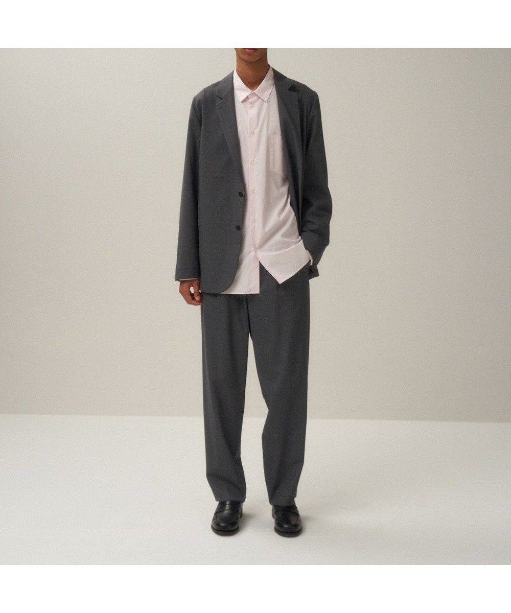 【エイトン/ATON】のWOOL TROPICAL ルーズフィットパンツ - UNISEX インテリア・キッズ・メンズ・レディースファッション・服の通販 founy(ファニー) 　ファッション　Fashion　レディースファッション　Fashion for Women　パンツ　Pants & Trousers　2025年　2025　2025-2026秋冬・A/W　Autumn/Winter 2025–26 AW25–26　ユニセックス　Unisex, Genderless　ジャケット　Jacket, Outerwear　スラックス　Slacks, Dress Pants　セットアップ　Set-Up, Coordinated Outfit　テーパード　Tapered, Tapered Pants　ループ　Loop, Loop Knit　夏　Summer　S/S・春夏　SS, Spring/Summer, Warm Season　A/W・秋冬　Autumn/Winter　TOP GRAY|ID: prp329100004575120 ipo3291000000033523632