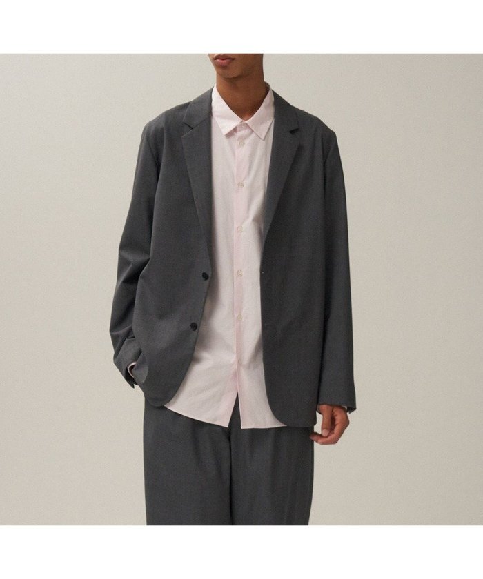 【エイトン/ATON】のWOOL TROPICAL テーラードジャケット - UNISEX インテリア・キッズ・メンズ・レディースファッション・服の通販 founy(ファニー) https://founy.com/ ファッション Fashion レディースファッション Fashion for Women アウター Coat / Outerwear Collection レディースジャケット・軽アウター Jackets テーラードジャケット / 通勤・きれいめスタイル Tailored Jackets & Blazers ユニセックス Unisex, Genderless カーディガン Cardigan, Knitwear ジャケット Jacket, Outerwear ドロップ Drop Shoulder, Dropped Style ボックス Boxy, Box Shape リラックス Relax, Relaxed Fit 夏 Summer 定番 Standard, Basic Item S/S・春夏 SS, Spring/Summer, Warm Season A/W・秋冬 Autumn/Winter |ID: prp329100004575123 ipo3291000000032724083