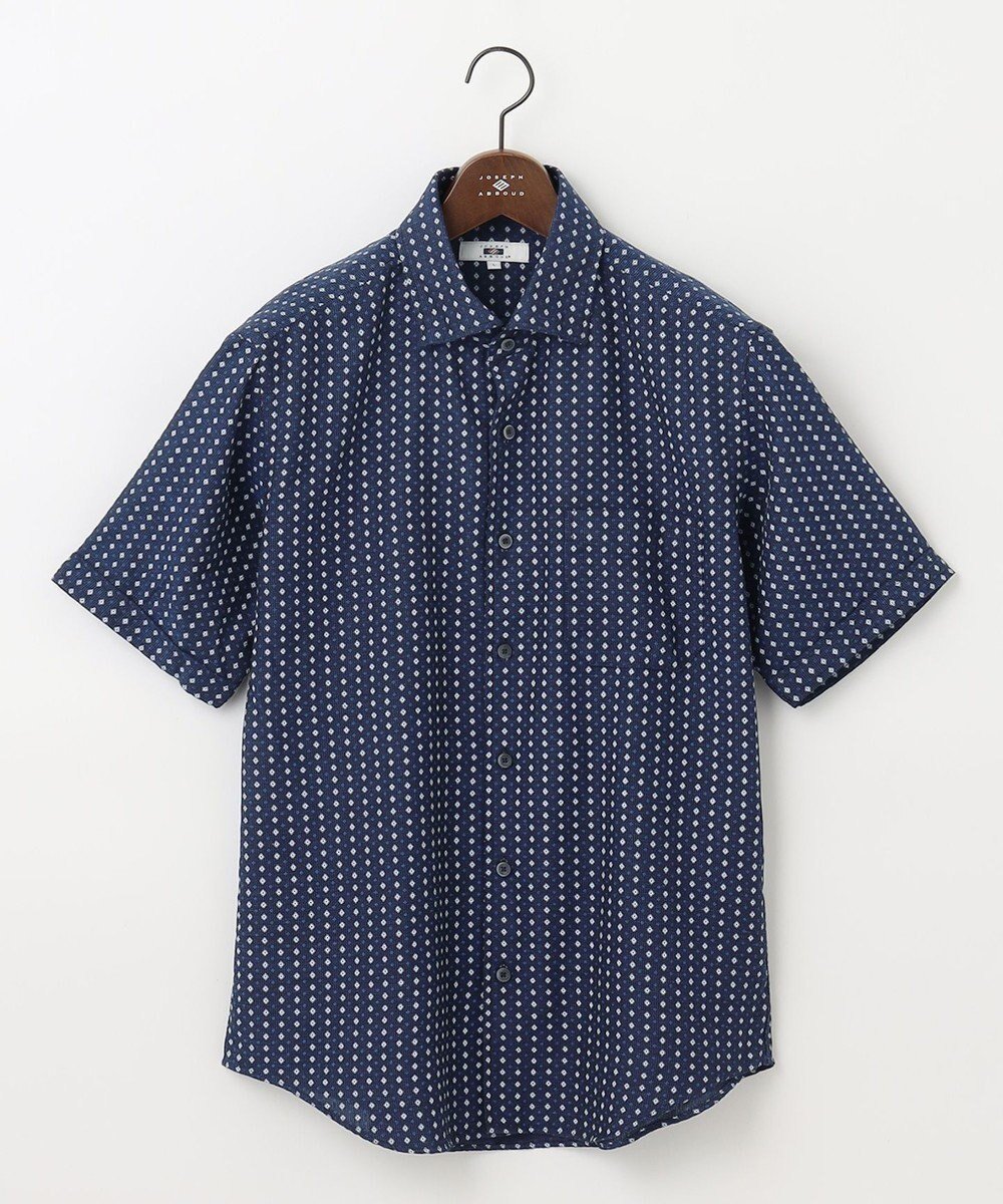 【ジョセフ アブード/JOSEPH ABBOUD / MEN】の【吸水速乾】ソアロンシャンブレー シャツ インテリア・キッズ・メンズ・レディースファッション・服の通販 founy(ファニー) 　ファッション　Fashion　メンズファッション　Fashion for Men　トップス・カットソー　Cut & Sew Tops　メンズシャツ　Shirts　プリント　Print, Printed Pattern　吸水　Absorbent, Quick-Dry　夏　Summer　春　Spring　S/S・春夏　SS, Spring/Summer, Warm Season　ネイビー系5|ID: prp329100004575762 ipo3291000000032707655
