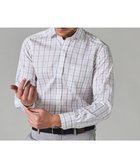 【五大陸/gotairiku / MEN】の春夏向け【形態安定】SUMMERPREMIUMPLEATS_スモールワイドカラー 長袖ドレスシャツ(ストライプ/チェック) グレー系4|ID: prp329100004575764 ipo3291000000032399905
