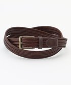 【ジョセフ アブード/JOSEPH ABBOUD / MEN】の【キングサイズ・イタリア素材・ストレッチ・日本製】 ストレッチレザー ベルト ダークブラウン系|ID: prp329100004575770 ipo3291000000032400154