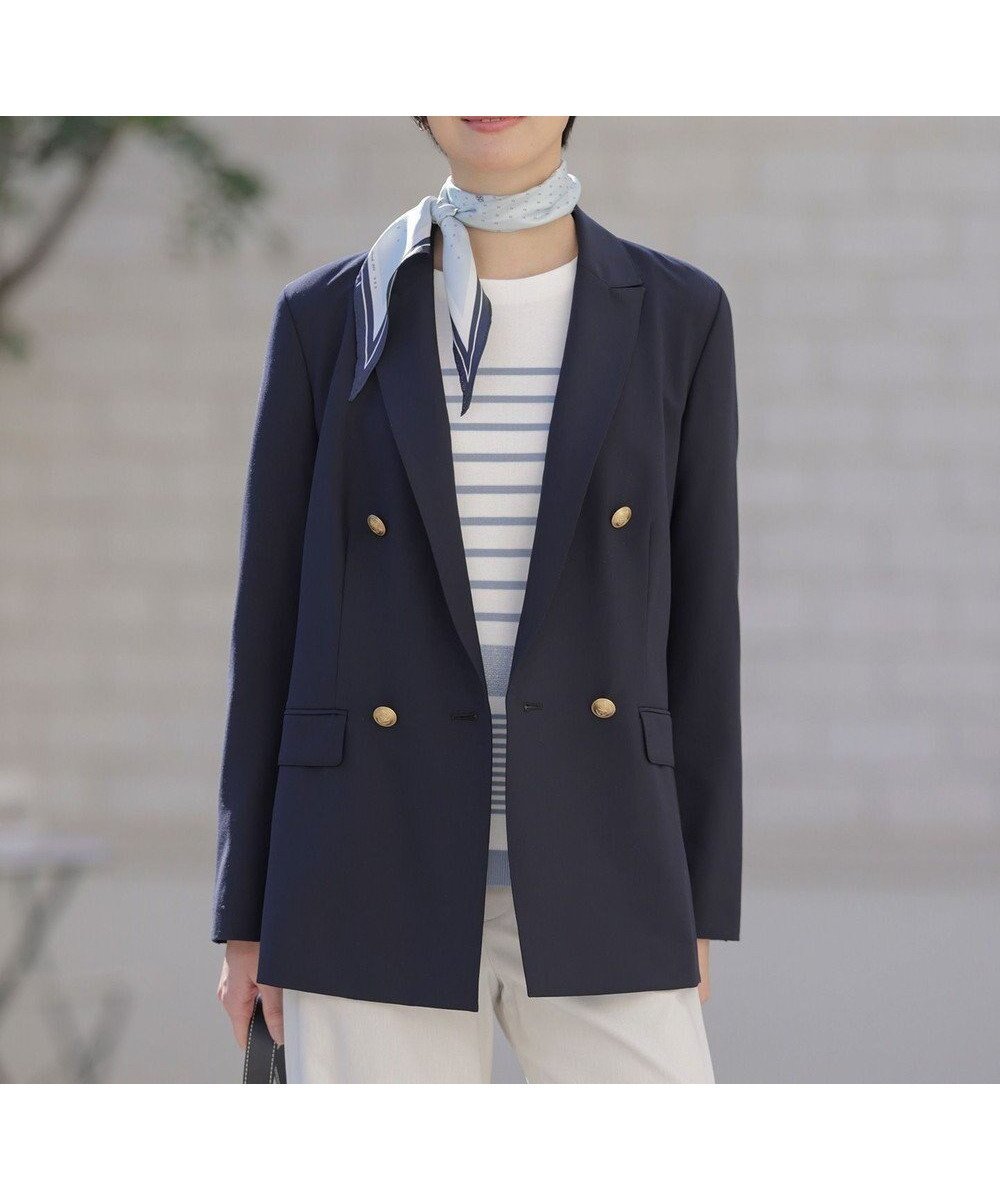 【ジェイ プレス/J.PRESS】のANASTASIAトロ ダブルジャケット 人気、トレンドファッション・服の通販 founy(ファニー) ファッション Fashion レディースファッション Fashion for Women アウター Coat / Outerwear Collection レディースジャケット・軽アウター Jackets テーラードジャケット / 通勤・きれいめスタイル Tailored Jackets & Blazers 春 Spring クラシック Classic, Timeless Style シンプル Simple, Minimal ジャケット Jacket, Outerwear ストレッチ Stretch, Stretchy Fabric ダブル Double, Double-Breasted メタル Metal, Metal Parts S/S・春夏 SS, Spring/Summer, Warm Season 夏 Summer other-1|ID: prp329100004575784 ipo3291000000034377460